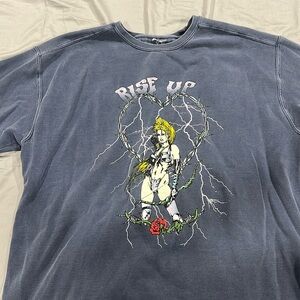 BOYS LIE RISE UP OVERSIZED CREW NECK